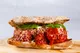 Panino de mandonguilles de vedella amb salsa de tomàquet, ricotta salata i alfàbrega fresca a Balordi Barcelona — thumbnail