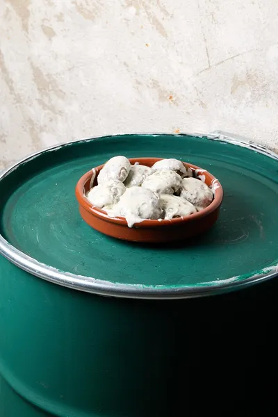 Mandonguilles en Crema de Gorgonzola